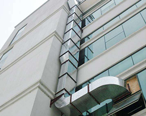 酒店通風管道安裝案例